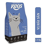 Thức ăn hạt Keos cho mèo vị Hải Sản 1.5kg thumbnail