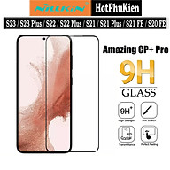Miếng dán kính cường lực full 3D cho Samsung Galaxy S24 / S23 / S23 Plus / S22 Plus / S22 / S21 FE / S21 / S21 Plus / S20 FE hiệu Nillkin Amazing CP+ Pro (Phủ Nano, vát cạnh 2.5D, mỏng 0.33mm) - Hàng nhập khẩu