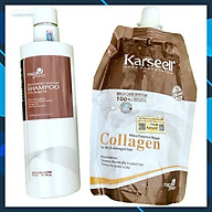 Combo gội ủ Collagen Karseell Maca siêu mượt cho tóc khô hư tổn 500ml thumbnail