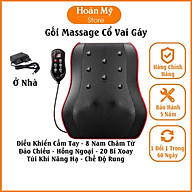 Gối Massage Cổ Vai Gáy Hồng Ngoại Đa Năng  20 Bi Cao Cấp, Bảo Hành 12 Tháng