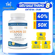 Viên Uống Bổ Sung Vitamin D3 1000 Hương Cam Giúp Xương Chắc Khỏe - 120 Viên thumbnail