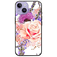 Ốp lưng dành cho Iphone 14 - Iphone 14 Plus - Iphone 14 Pro - Iphone 14 Pro Max - Hoạ Tiết Hoa Cam Tím