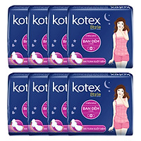 Bộ 8 Gói Băng Vệ Sinh Kotex Style Cánh Đêm 28cm