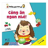 Nhím Con Vui Vẻ – Cùng Ăn Ngon Nhé (Tranh Màu)