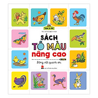 Họa Sĩ Nhí: Sách Tô Màu Nâng Cao – Động Vật Quanh Em (Tái Bản 2017)