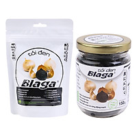 Bộ Tỏi Đen Blaga Lọ (150g) + Tỏi Đen Blaga Túi (125g)