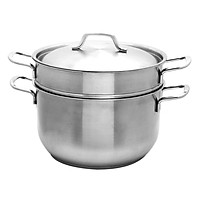 Bộ Nồi Xửng Hấp Fivestar Inox 3 Đáy ST24-3D - Hàng Chính Hãng