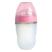 Bình Silicone Gluck Baby MMD (240ml) - Hồng
