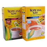 Combo Đường Bắp Ăn Kiêng Diabetics Tropicana Slim (100g) + Đường Bắp Ăn Kiêng Sucralose Tropicana Slim (100g)