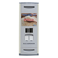 Thùng Đựng Gạo Thông Minh Apollo NV - 22 - Xám Nhạt (22kg)