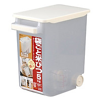 Thùng Gạo Có Bánh Xe Kèm Ca Đo Lường Inomata (5kg)