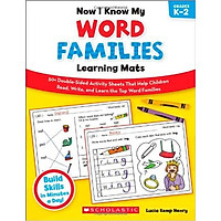 Now I Know My Word Families Learning Mats – Paperback
