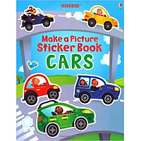 Usborne Make a Picture Sticker Book Cars