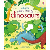 Sách tương tác tiếng Anh - Usborne Peep inside Dinosaurs