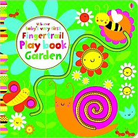 Sách tương tác tiếng Anh - Usborne Baby's very first Fingertrail Play book Garden