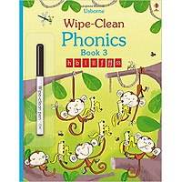 Sách tẩy xóa tiếng Anh - Usborne Wipe-Clean Phonics Book 3