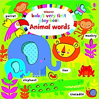 Usborne Baby's very first play book Animal words