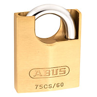 Ổ Khóa Đồng Chống Cắt Chìa Vi Tính EC Abus 75CS/60 (60mm) - Vàng Đồng