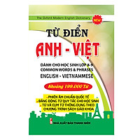 Từ Điển Anh – Việt Dành Cho Học Sinh Lớp 8 – 9 (199.000 Từ)