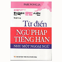 Từ Điển Ngữ Pháp Tiếng Hàn Như Một Ngoại Ngữ