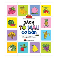 Họa Sĩ Nhí: Sách Tô Màu Cơ Bản – Rau Quả Bốn Mùa (Tái Bản 2017)