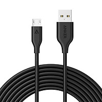 Dây Cáp Sạc Micro USB Anker PowerLine 3.0m - A8134 - Hàng Chính Hãng