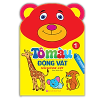 Tô Màu Động Vật - Song Ngữ Anh - Việt (Tập 1)
