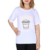 Áo Thun Nữ Coffee Phong Cách T&D D409 - Trắng (Freesize)