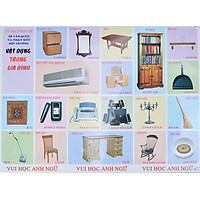 Tranh Vật Dụng Trong Gia Đình (Song Ngữ Anh – Việt)