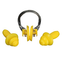 Bộ Bịt Tai Và Kẹp Mũi Chống Nước POPO EN-Yellow - Vàng