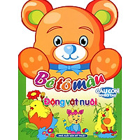 Gấu Con Khéo Tay – Bé Tô Màu – Động Vật Nuôi