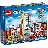 Mô Hình LEGO City Fire – Trạm Cứu Hỏa 60110 (919 Mảnh Ghép)
