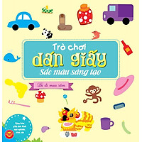 Trò Chơi Dán Giấy Sắc Màu Sáng Tạo - Bé Đi Mua Sắm