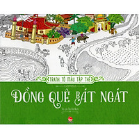 Tranh Tô Màu Tập Thể: Đồng Quê Bát Ngát