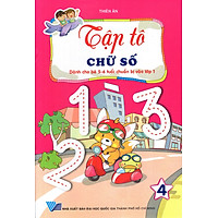 Tập Tô: Chữ Số (Dành Cho Bé 5 – 6 Tuổi) (Tập 4)