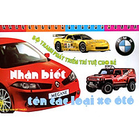 Bộ Tranh Phát Triển Trí Tuệ Cho Bé - Nhận Biết Tên Các Loại Xe Ô Tô
