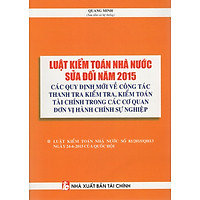 Luật Kiểm Toán Nhà Nước Sửa Đổi Năm 2015