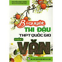 Bí Quyết Thi Đậu THPT Quốc Gia Môn Văn