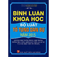 Bình Luận Khoa Học Bộ Luật Tố Tụng Dân Sự Năm 2015