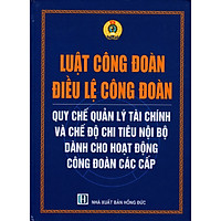 Luật Công Đoàn – Điều Lệ Công Đoàn – Quy Chế Quản Lý Tài Chính Và Chế Độ Chi Tiêu Nội Bộ Dành Cho Hoạt Động Công Đoàn Các Cấp