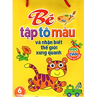 Bộ Túi Bé Tập Tô Màu Và Nhận Biết Thế Giới Xung Quanh (Trọn Bộ 6 Cuốn)