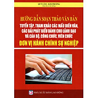 Hướng Dẫn Soạn Thảo Văn Bản Đơn Vị Hành Chính Sự Nghiệp