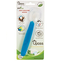 Thìa Ăn Dặm Sơ Sinh Silicon Không BPA Upass UP3002CX - Xanh Da Trời