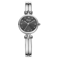 Đồng Hồ Nữ Dây Kim Loại Kimio KW6041S (26 mm) - Bạc Mặt Đen