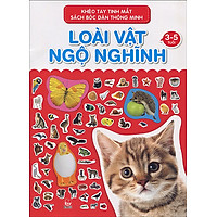 Khéo Tay Tinh Mắt – Sách Bóc Dán Thông Minh – Loài Vật Ngộ Nghĩnh