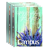 Lốc 5 Cuốn Tập 4 Ly Kẻ Ngang Campus B5 Vintage (200 Trang)