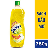Nước Rửa Chén Sunlight Chanh Dạng Chai (750g)