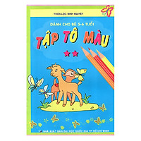 Tập Tô Màu (Dành Cho Bé 5 – 6 Tuổi) – Tập 2 (Tái Bản)