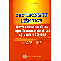 Các Thông Tư Liên Tịch Của Tòa Án Nhân Dân Tối Cao, Viện Kiểm Sát Nhân Dân Tối Cao, Bộ Tư Pháp, Bộ Công An (Từ 2013 – 2017)
