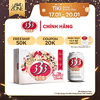 Thùng 24 Lon Bia 333 330ml